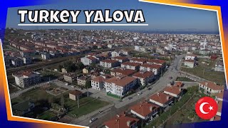 4K Drone Footage Birds Eye View of Yalova Turkey [upl. by Eyt]