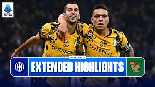 Inter vs Venezia Extended Highlights  Serie A  CBS Sports Golazo [upl. by Getraer]