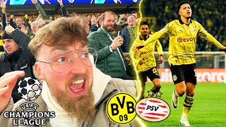 Dortmund vs PSV Eindhoven  UCL Stadionvlog 🇩🇪🔥  SANCHO ⚽️ INS VIERTELFINALE  ViscaBarca [upl. by Boone189]