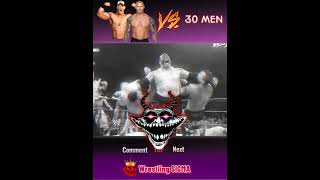 John Cena and Randy Orton vs Thirty Men👹🤕🤯💀☠️viralshorts wwe [upl. by Dnomrej]