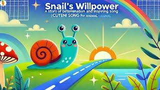 Snails Willpower  A Story of Determination and Inspiring Song  Cuteni Song For Kids Animal all [upl. by Anirtruc]