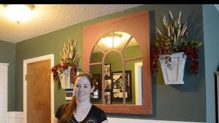 DIY Wooden Wall Sconces Wall Mounted Flower Pots [upl. by Farica]