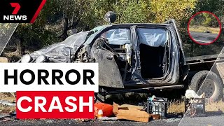 Four people dead after deadly car crash on Newell Highway  7NEWS [upl. by Yee]