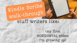 Kindle Scribe WalkThrough [upl. by Sekoorb]