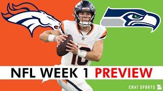 Broncos vs Seahawks NFL Week 1 Preview Predictions amp Keys To Victory [upl. by Anitsirc855]