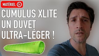 Présentation Cumulus Xlite 200  un duvet ULTRA léger [upl. by Honor]