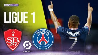 Brest vs PSG  LIGUE 1 HIGHLIGHTS  8202021  beIN SPORTS USA [upl. by Ayhay]