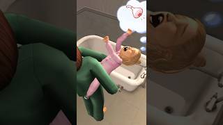 Bathing Toddler 👶🛁 shorts gaming thesims2 thesims4 sims4 sims2 [upl. by Eeruhs479]