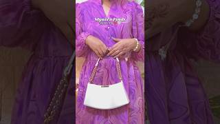 Myntra finds💗 myntra myntrahaul handbags white onlineshopping [upl. by Bilow]