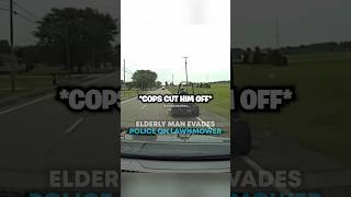 Elderly Man EVADES Cops on Lawnmower 😳🤯 [upl. by Shurwood]