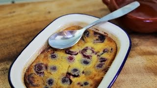 Cherry Clafoutis Recipe  How to Make A French Clafoutis [upl. by Garnes]