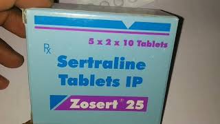 Zosert 25 tabletssertraline tablets [upl. by Romonda]