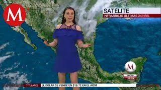 El clima para hoy 23 de febrero de 2018 con Arlett Fernández [upl. by Anisah]