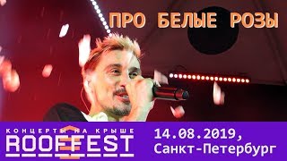 Дима Билан  Про белые розы Roof fest СанктПетербург 14082019 [upl. by Duffy]