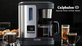 Calphalon Special Brew Coffee Maker  Calphalon [upl. by Emirac]