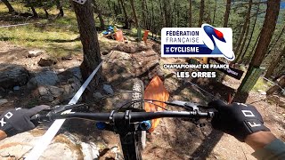 CHAMPIONNAT DE FRANCE DH 2022  LES ORRES  COURSE PREVIEW [upl. by Novit381]