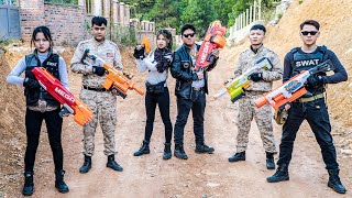 LTT Game Nerf War  Couple SEAL X Warriors Nerf Guns Fight Mr Zero Crazy Trainer Squad Crime [upl. by Ail]