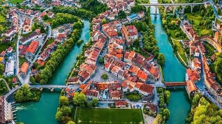 Fribourg🇨🇭Suisse 🇨🇭Pays de la Gruyère 🧀🥰 [upl. by Redlac]