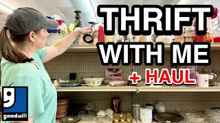 Home decor THRIFTING IN GOODWILL  THRIFT WITH ME amp THRIFT HAUL [upl. by Ellenehc]