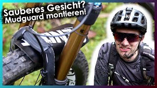 Mudguard am MTB montieren Nie wieder Dreck im Gesicht [upl. by Martinson]