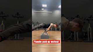 Quick follow along planche  push up workout 🔥 calisthenics [upl. by Rolfe876]