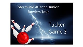 T Storm Mid Atlantic Junior Bowlers Tour  102024 Game 3 221 Game youthbowling Juniorgold [upl. by Faulkner]