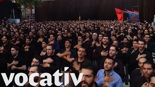 Shiite Muslims Hold Massive Rituals Of Mourning For Ashura [upl. by Ingar]