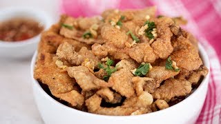 Chicken Skin Recipe  Yummy PH [upl. by Mascia]