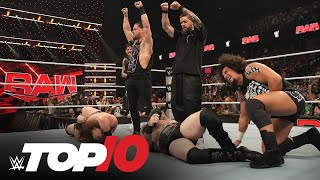 Top 10 Monday Night Raw moments WWE Top 10 Nov 18 2024 [upl. by Kurtzig]