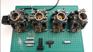 【Honda Hornet 250】 Carb Overhaul Keyster Fuel Control Kit [upl. by Calvina247]