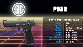 Sig Sauer P322 Unboxing [upl. by Norling931]