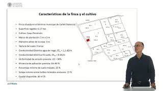 Diseño Agronómico en un sistema de riego localizado utilizando quotdisAgroquot   UPV [upl. by Aylad508]