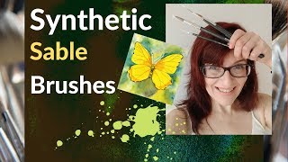 Synthetic Sable Brushes  Review [upl. by Enneirda463]