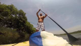 Stand Up Paddle Surfing and Paddle Boarding on the Barnegat Bay Ocean County New Jersey [upl. by Divd]