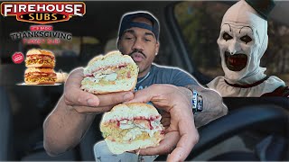 Firehouse Subs Thanksgiving Sub is SERIOUS Terrifier 3 Thoughts [upl. by Huebner363]