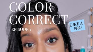 How to Color Correct dark marks  hyperpigmentation  dark circles and melasma on Brown Skin [upl. by Ives836]