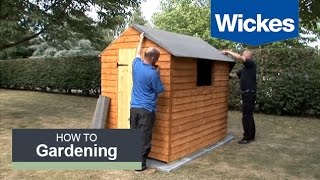 How to Felt a Shed Roof with Wickes [upl. by Ynelram]