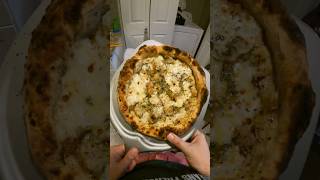 ROASTED GARLIC ROSEMARY POTATO PIZZA ON CRISPY SOURDOUGH CRUST pizza asmr food cooking shorts [upl. by Tada317]