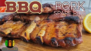 BBQ PORK SPARE RIBS  QUICK and EASY COOKING [upl. by Atilek]