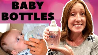 How to Sterilize a Bottle  How to Boil and Bleach Baby Bottles [upl. by Ennovyhs796]