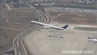 China Eastern Airlines SKYTEAM Airbus A340642 B6053 Takeoff Air to Air [upl. by Bambi]