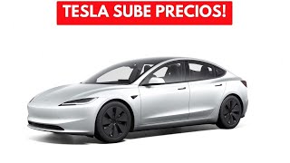 TESLA SUBE PRECIOS [upl. by Ennad401]