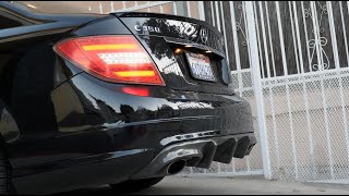 The BEST Cheap Mod to Make your W204 MercedesBenz C350 Sound EPIC [upl. by Lewison16]