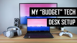 My Everyday quotBudgetquot Tech Desk Setup  2020 Edition [upl. by Rebmit464]