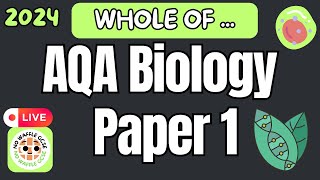 Whole of AQA Biology Paper 1 revision through Exam Questions [upl. by Atibat210]