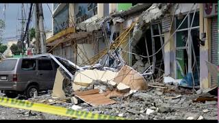 M 65 EARTHQUAKE IN LEYTE PHILIPPINES July 6 2017  SPORT CENTER [upl. by Schaumberger]