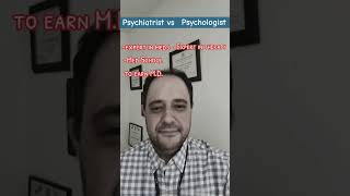 PSYCHIATRIST VS PSYCHOLOGIST [upl. by Anilorak]