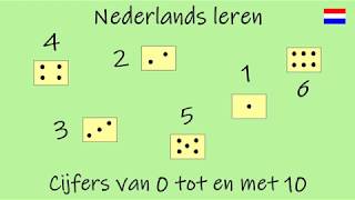 Nederlands leren Cijfers van 0 tot en met 10 Les 1 [upl. by Conrad]