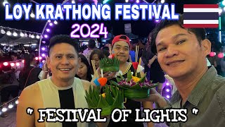 🇹🇭LOY KRATHONG FESTIVAL 2024 CELEBRATION IN PHUKET THAILAND  FEELING THAILANDER [upl. by Danczyk415]