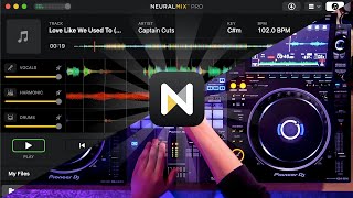 Mixing LIVE with STEMS created on Neural Mix Pro on any DJ software [upl. by Dulci]